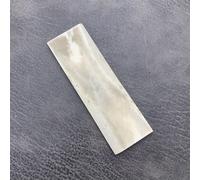 TEMU 1 de material de de hueso para la fabricación de de cuchillos, adecuado para reparaciones y parches decorativos, junto con un plantilla de corte de hueso de res.