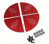 TEMU 1 de mordazas de centrfugas de mandíbula de aluminio para carpintería, diseñadas para tazones y torneado de madera hueca, una herramienta para de madera.