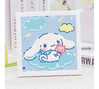 TEMU 1 de pegatinas hechas a para pintura de diamantes de la serie Sanrio, perfectas para la decoración diaria de la habitación