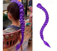 TEMU 1 de peluca sintética de fibra de | Elegante peluca para mujer para uso diario, festivales, Halloween, fiestas de Navidad, añade encanto a los atuendos de mujer