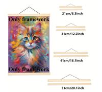 TEMU 1 de Póster de Pino, de Fotos, Clip de de Madera, Estante Colgante de Madera, , Disponible en Múltiples Colores para Pósters, Fotos, , Rollos, Imágenes, en y Artísticas.