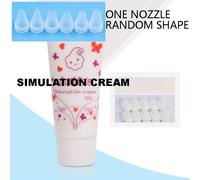 TEMU 1 de simulación + 1 boquilla aleatoria | Material de pintura a , set de manualidades falsa para suministros y manualidades, 12 colores vibrantes