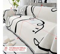 TEMU 1 de sofá de lujo , nueva de almohada antideslizante adecuada para todas , universal de cobertura total, ideal para , dormitorio y oficina.