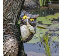 TEMU 1 de una artesanal de resina para esconderse y buscar, un árbol de decorativo para jardines de , un divertido colgante de pared de para el hogar, a , producido por