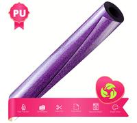 TEMU 1 de Vinilo Textil Transferible con - 10" X 5Ft HTV para Planchar para Cricut, Silhouette y los Cortadores, Vinilo Textil Fácil de Cortar para Camisetas, Almohadas, Manualidades y Diseños DIY