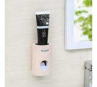 TEMU 1 , Dispensador de pasta de dientes autoadhesivo sin perforaciones para suministros de baño, fácil de desmontar y limpiar, fácil de la pasta de dientes, dispensador automático de pasta de dientes