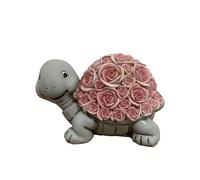 TEMU 1 estatua de con energía solar y concha que - Decoración de jardín al IP44, control de botón de energía solar, batería, ideal para fiestas de y regalos de San Valentín, decoración de