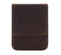 TEMU 1 Estuche de Cuero a - de Almacenamiento de Cuero Vintage Premium, Adecuado para Hombres y Mujeres de Negocios, Portaplumas de Oficina, Capacidad para 6 Bolígrafos, Regalo Ideal