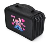 TEMU 1 estuche de lona de 4 capas, una de almacenamiento portátil para materiales como pintura, dibujo y lápices . Un regalo ideal para queridos.