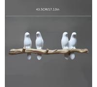 TEMU 1 gancho nórdico para pájaros, gancho de pared sin agujeros, gancho para abrigos, gancho para llaves y sombreros para puertas de casa, perchero, gancho decorativo de almacenamiento