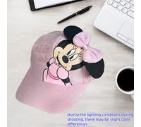 TEMU 1 gorra de béisbol bordada con Minnie Mouse - Gorra ajustable rosa con negro, diseño de dibujos animados lindo para mujeres, a o limpieza , gorra | Diseño | Gorra bordada