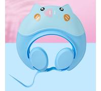 TEMU 1 Gorro de Ducha Ajustable para Niños con Tema de Cerdito Adorable - y , Material Impermeable, Diseño Colorido, Accesorio de Baño Infantil | Diseño Divertido | Ajuste