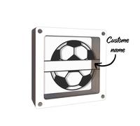 TEMU 1 Hucha de Madera Personalizada con o Texto, Ventana Acrílica Transparente Extraíble para Verificar Depósitos y Retiros en Cualquier , Elegante para el Hogar o