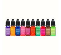 TEMU 1 Juego/ 10/20 Colores Tinte para Velas, Colorante DIY para Joyería y Jabón, Total de 200ml