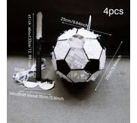 TEMU 1 Juego/4 Piezas Kit de Piñata 3D con Guirnaldas, Juego Sorpresa para Fiestas de - Piñata a , Antifaz y para Celebraciones Mexicanas, Capacidad para 3 lbs de Pequeñas Regalos