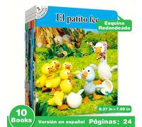 TEMU 1 Juego de 10 libros de cuentos de hadas de educación para niños españoles 2