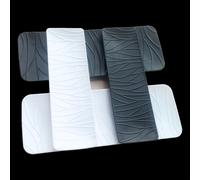 TEMU 1 Juego de 4 piezas, rectangular de plástico para , platillo , de sushi, japonés para pescado y verduras, vajilla clásica y duradera, único y hermoso, práctico y fácil de limpiar