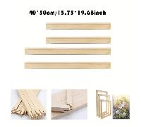 TEMU 1 juego de de de madera de múltiples tamaños | interior profesional para pintura al óleo DIY | Instalación rápida sin herramientas, montaje en 3 , kit completo de de madera para cuadros
