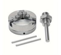 TEMU 1 Juego de de Tornear de 3 Mordazas Z011, un Mini de Tornear Equipado con un Eje de Conexión y Varillas Cortas, un de Desbarbado de Madera Autocentrante y un Accesorio de Tornear Eléctrico.