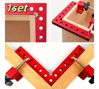 TEMU 1 juego de fijaciones de de precisión a , utilizadas para trabajos de carpintería , marcos de fotos, cajas y gabinetes como herramientas de sujeción - estructura duradera de aleación de aluminio