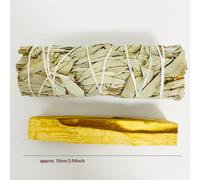 TEMU 1 Juego de Kit de Limpieza de Palo Santo y - Varilla de Incienso de Madera, 10 cm/3.94" Palo Santo para Meditación, Limpieza , del Hogar, Eliminar Energías Negativas, Olores, Regalo para Fiestas