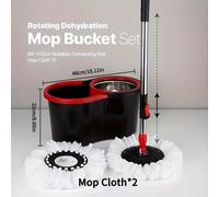 TEMU 1 juego de Mopa | Cabeza de Mopa Lavable a Máquina (Sin a ) | Fácil Montaje | Herramienta de Limpieza para el Hogar | Adecuada para Pisos, Baños y Azulejos | Herramienta de Limpieza Eficiente