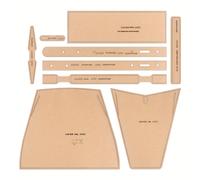 TEMU 1 Juego de Organizador de para Mujer con Gran Capacidad - Plantilla de Papel para Manualidades en Cuero con Agujeros para Coser - Idea de Regalo Único - Producto Sin Terminar