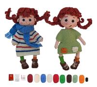 TEMU 1 Juego de para Tejer, Juego de Tejer para Adultos con Tutorial de Texto , Kit de Tejer DIY para con Cabello Mini, Adornos de Decoración del Hogar e Interesantes, Regalo de y Día de San Valentín