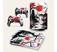 TEMU 1 Juego de Pegatinas Protectoras para PS5, de Pintura al Óleo Antiarañazos para Consola Completa y Controladores, Pegatina de Vinilo Autoadhesiva para Consola de Juegos, y tu Dispositivo