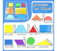 TEMU 1 juego de piezas de auxiliares de enseñanza de matemáticas en 10