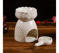 TEMU 1 Juego de Quemador de Cera Cerámico y Difusor de Aceites Esenciales para Decoración del Hogar, Regalo Navideño y Presente Familiar con Diseño de Pájaro Hueco