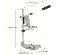 TEMU 1 juego de taladro de conveniente para el hogar, amoladora manual multiusos, amoladora , taladro eléctrico, de trabajo con soporte metálico, adecuado para la de la carpintería