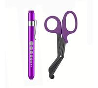 TEMU 1 Juego de Tijeras y Bolígrafos con Luz para , un Bolígrafo con Luz y una Tijera de 6 Pulgadas, Multifuncional para Manualidades, Baterías No Incluidas (/Azul/Rosa/)