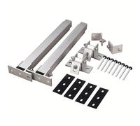 TEMU 1 juego, Soportes de Montaje de Panel Solar Ajustables de Aleación de Aluminio para Paneles de 50W 70W 100W 150W 200W 300W 400W para Techo/Barco/Superficie