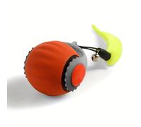 TEMU 1 Juguete interactivo para gatos, bala inteligente que se eléctricamente con cuerda de para ejercicio interior de gatos grandes, medianos y pequeños, recargable por USB.