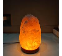 TEMU 1 Lámpara de sal de cristal del Himalaya de luz , artículo de decoración de interior, interfaz USB, regalo, luz de noche para obsequios de , un , regalo de