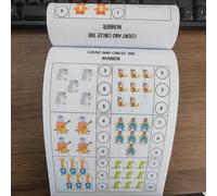 TEMU 1 libro de matemáticas preescolar interactivo para uso en el hogar o el aula - Reconocimiento de números y habilidades aritméticas básicas, ilustraciones divertidas