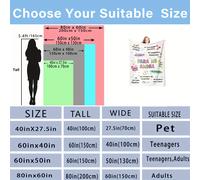 TEMU 1 manta de en español con frases de amor y mensajes de BFF - Regalo lindo para mejores - Cubrecama de franela para todas , diseño con texto en español (Mi , , )