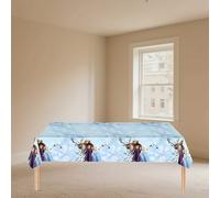 TEMU 1 Mantel de Princesa Frozen | Decoración Oficial de Elsa y Anna para de de Invierno con Diseño de - PVC Duradero, a Máquina, Diseño de Dibujos Animados Reutilizable, Fácil de Limpiar