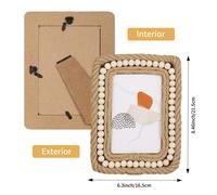 TEMU 1 Marco de fotos colgante para fotos de 4x6 pulgadas, ideal para paredes de casa, y oficina en Navidad, San Valentín, decoraciones para fiestas de , aniversario de boda y Navidad