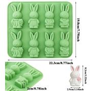 TEMU 1 Molde de de Pascua de Silicona, Molde para Pasteles y Dulces de , Ideal para Hacer Adorables Postres de , Mini Pasteles, Galletas, Helados de Frutas, Pudín de Gelatina y Más
