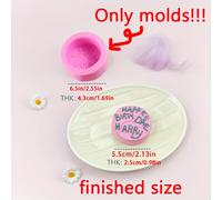 TEMU 1 molde de silicona con forma de Hagrid de Harry Potter para hacer jabón. El material de silicona un fácil , adecuado para jabón artesanal, velas y .