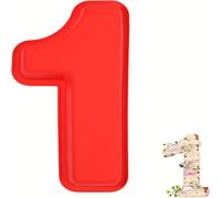 TEMU 1 Molde Grande 3D de Silicona para Pastel con Números 0-9 | Molde de 10 Pulgadas para Hornear , Aniversarios de y Varios Postres de Pan