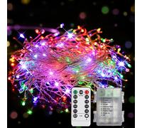 TEMU 1 Paquete de Luces de a Batería, Tira de Luces de Cuentos de y Control Remoto, 200/100/50 LED Adecuado para 8 de Decoración Interior/Exterior