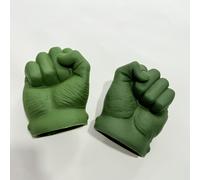 TEMU 1 Par de Accesorios Coleccionables MARVEL Avengers: Infinity War - Puños de Superhéroes PVC Duraderos Verde y - Colores Vibrantes para Cosplay, Regalos de y Decoracións de Fiestas