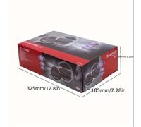 TEMU 1 Par de Altavoces Coaxiales HiFi para Auto 6 Pulgadas, 4 Vías, Audio Estéreo Completo , Sonoro Automotriz, Entretenimiento , Diseño Moderno y Elegante, Calidad , Duradero como Upgrade del sonoro