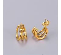 TEMU 1 Par de Aretes de Mujer a con un Diseño Único de C de en Acero Inoxidable, Ideales para el Uso Diario y como Regalo Festivo