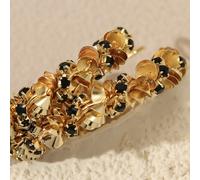 TEMU 1 Par de Aretes Redondos Vintage para Mujer - Elegante Estilo Ideal para Fiestas, Playa, Día de San Valentín - Atemporales para , Fiestas de Graduación y