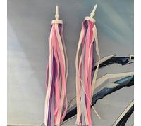 TEMU 1 par de borlas coloridas para manillar de bicicleta, colores mezclados, material ABS, accesorios para ciclismo al , para bicicletas de y monopatines, varios tamaños disponibles.