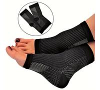 TEMU 1 Par de Calcetines Elásticos, Vendaje de Tobillo, Calcetines de Punta , Calcetines de Fitness al , Protección Deportiva, Calcetines Elásticos de Punta